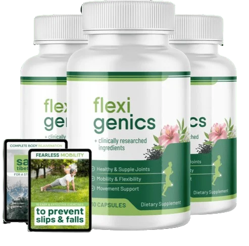 FlexiGenics joint support supplement 3-bottle value pack